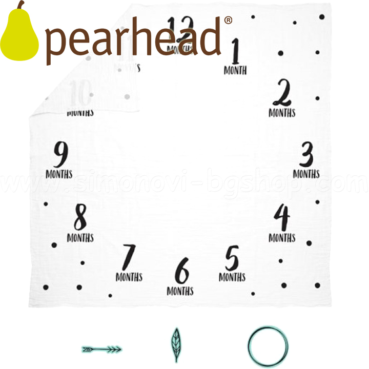 Pearhead    Watch me grow - Black & White 73022
